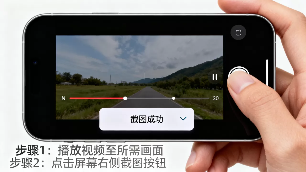iphone视频里怎么截图，苹果手机视频播放时截图方法