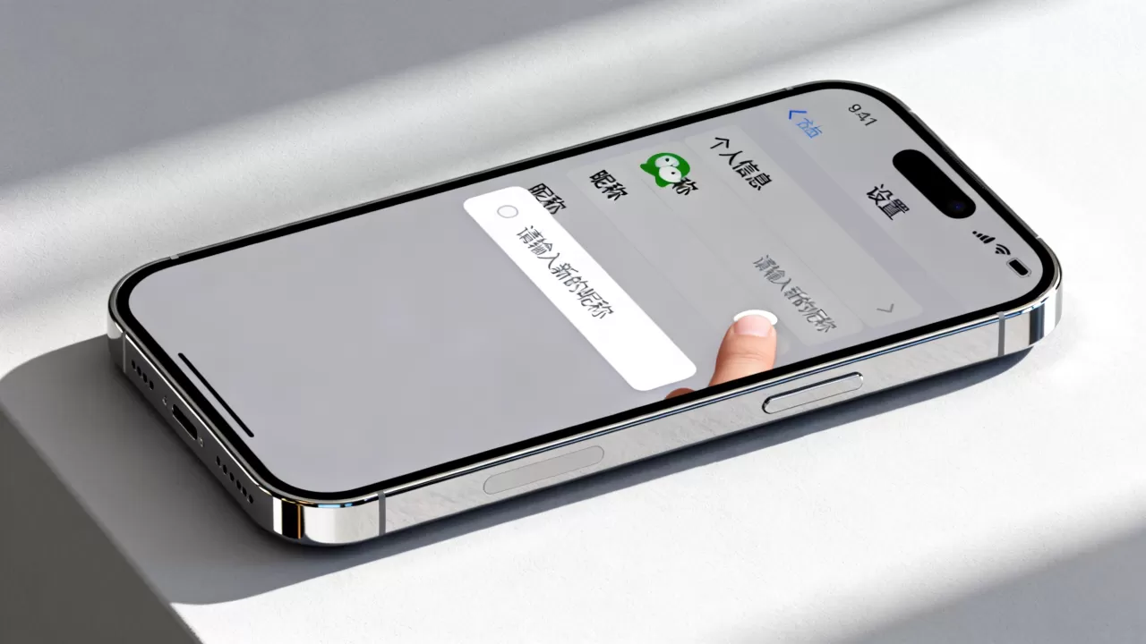 iphone改微信名字怎么改，苹果手机微信昵称修改教程