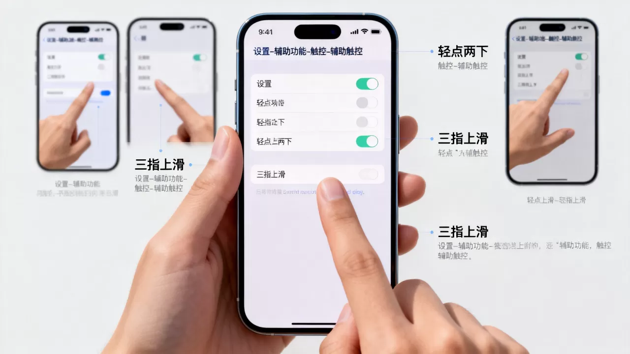 iphone的手势怎么设置,iphone手势操作教程 iphone的手势怎么设置,iphone手势操作教程