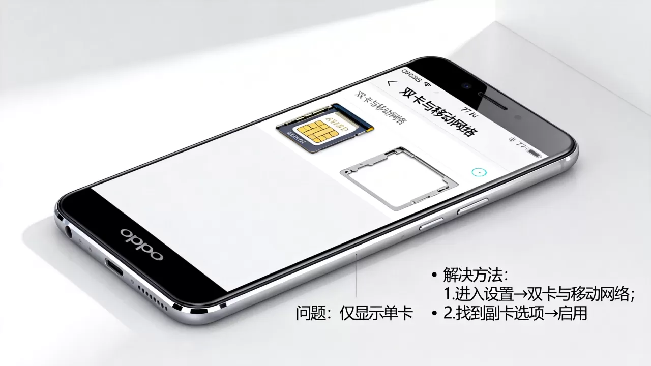 OPPO R7 Plus为什么只显示一个卡,手机双卡双待设置方法 OPPO R7 Plus为什么只显示一个卡,手机双卡双待设置方法