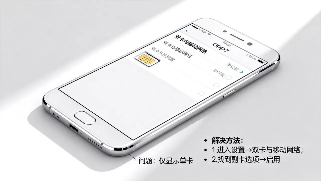 OPPO R7 Plus为什么只显示一个卡,手机双卡双待设置方法 OPPO R7 Plus为什么只显示一个卡,手机双卡双待设置方法