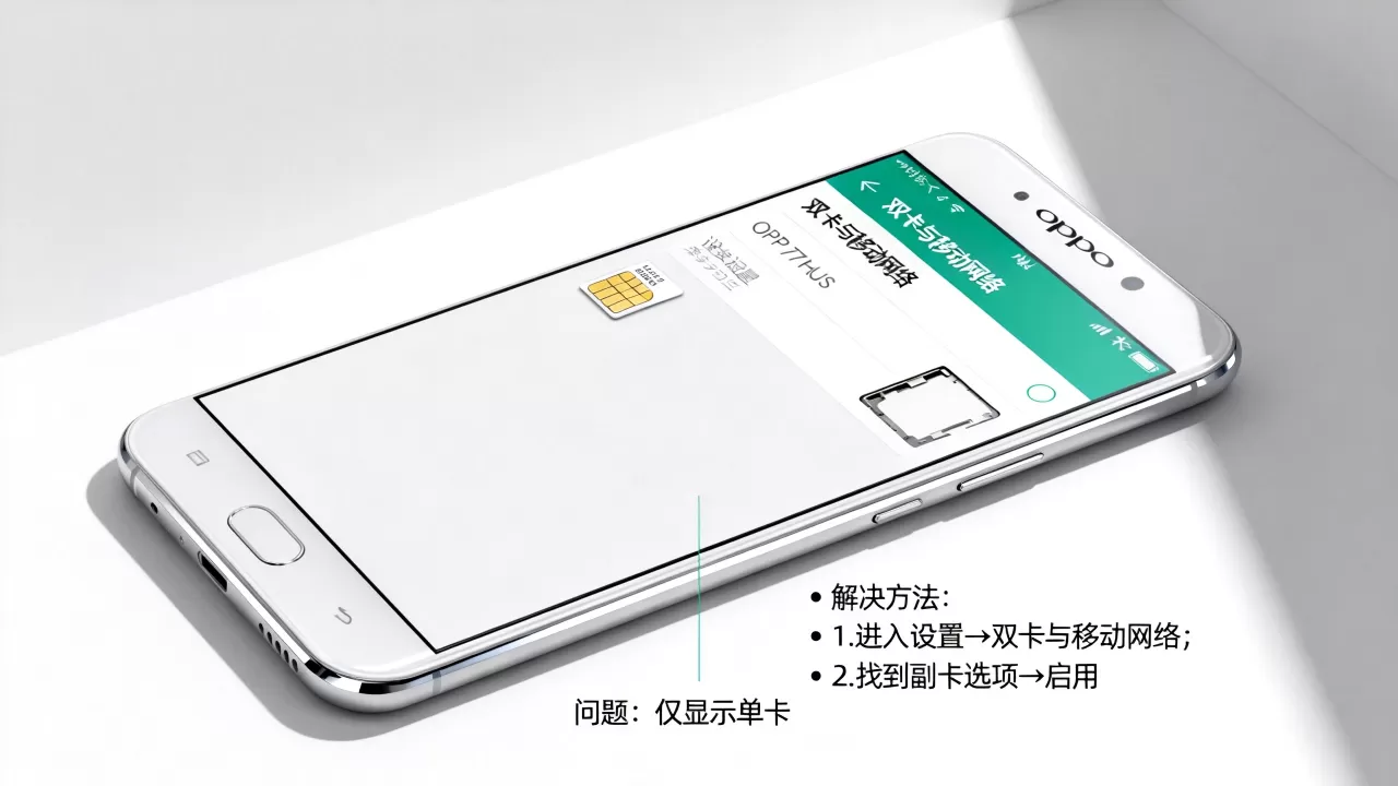 OPPO R7 Plus为什么只显示一个卡,手机双卡双待设置方法 OPPO R7 Plus为什么只显示一个卡,手机双卡双待设置方法