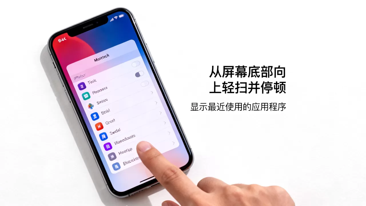 iphonex怎么切换任务，iPhoneX多任务切换操作方法