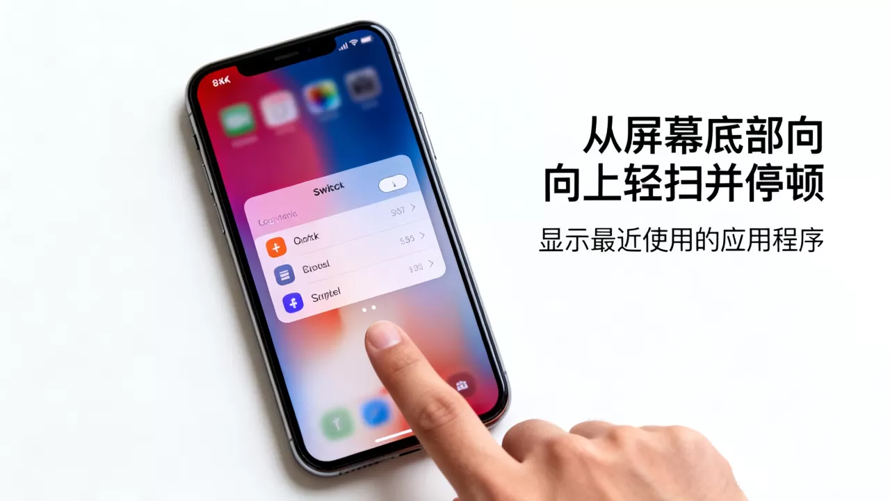 iphonex怎么切换任务，iPhoneX多任务切换操作方法