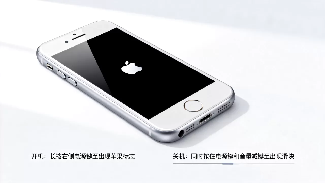 iphonese怎么开关机，苹果iphonese开关机方法