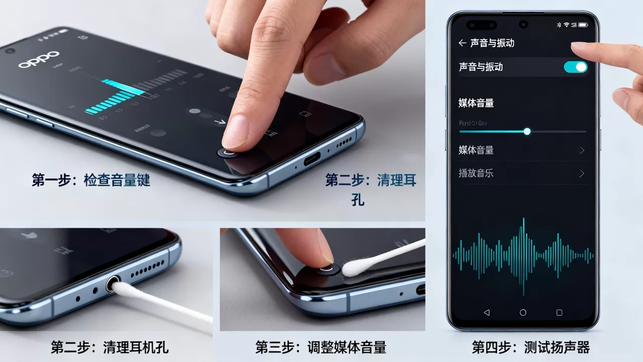 OPPO手机突然没声音怎么办?手机无声故障排查与解决 OPPO手机突然没声音怎么办?手机无声故障排查与解决