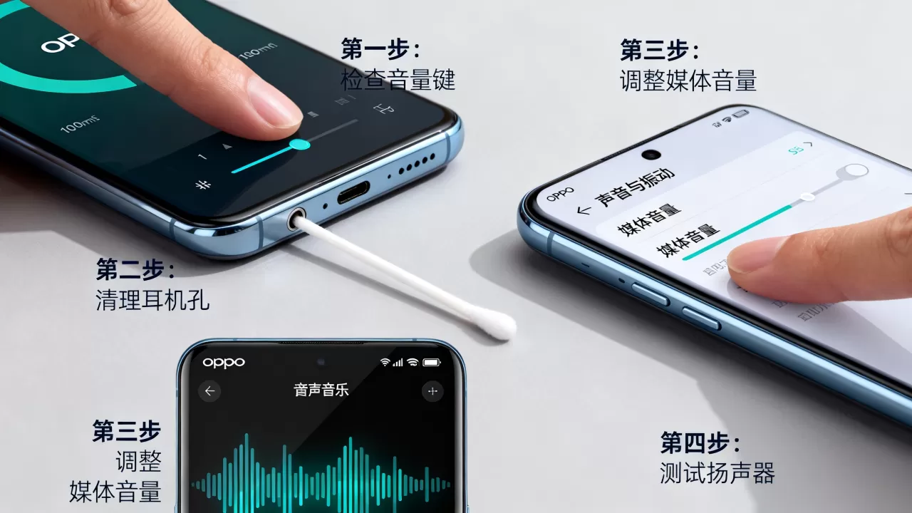 OPPO手机突然没声音怎么办?手机无声故障排查与解决 OPPO手机突然没声音怎么办?手机无声故障排查与解决