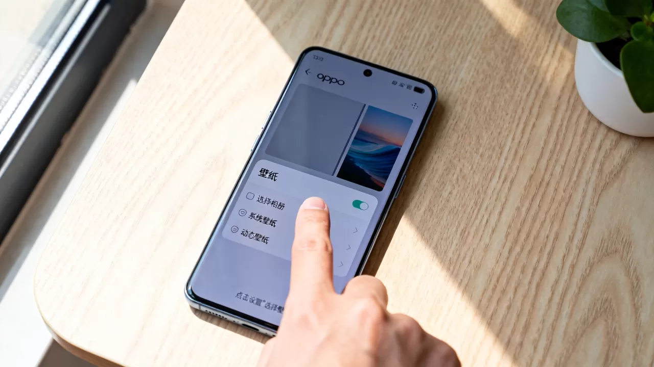 oppo手机为什么换不了桌面壁纸，oppo手机壁纸设置