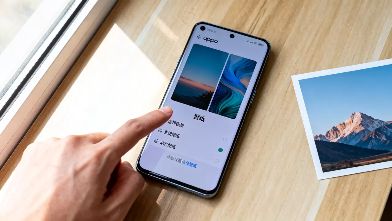 oppo手机为什么换不了桌面壁纸，oppo手机壁纸设置
