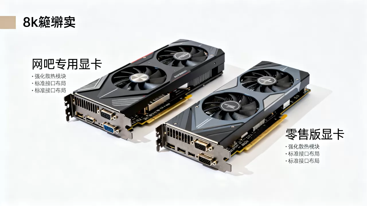 网吧特供显卡区别，网吧专用显卡和零售版有什么区别