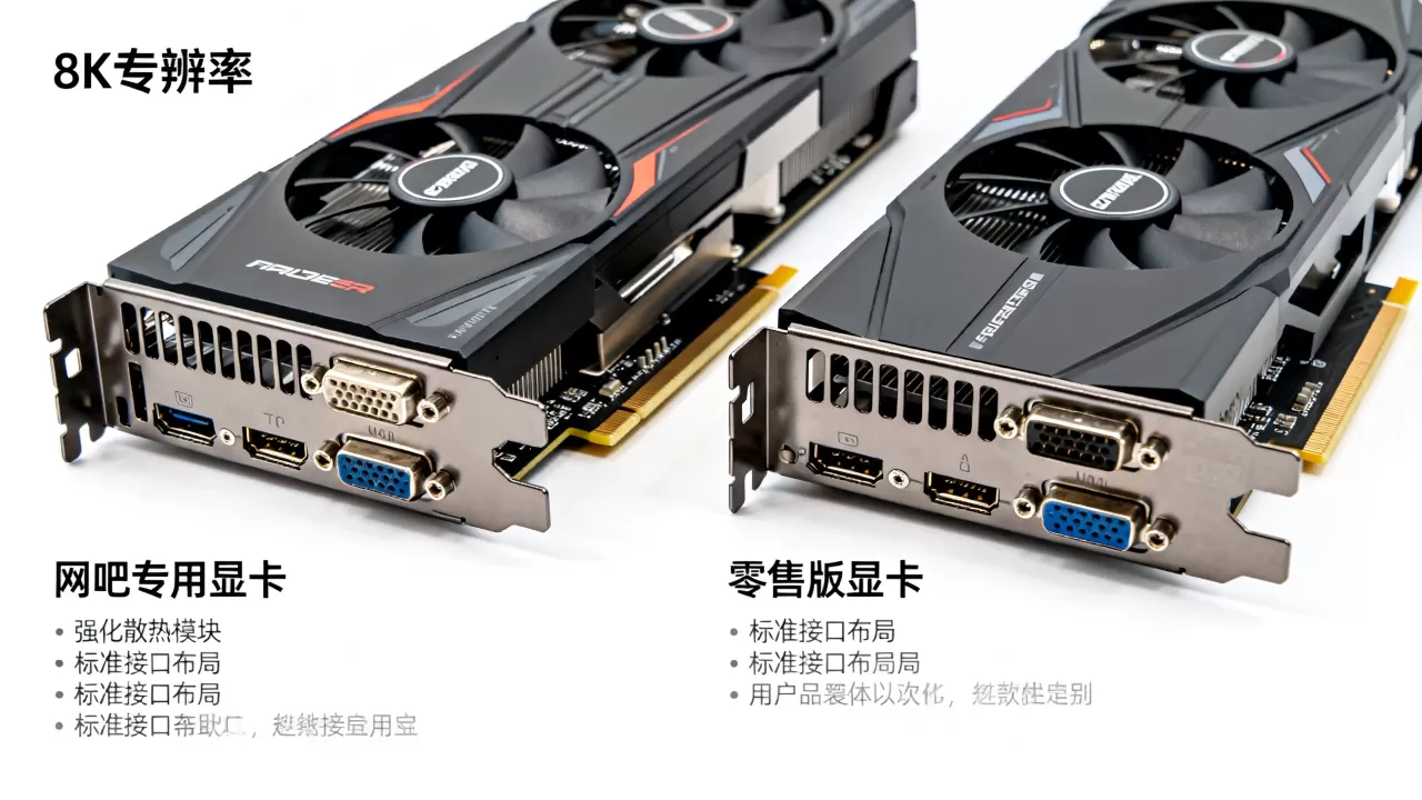 网吧特供显卡区别，网吧专用显卡和零售版有什么区别