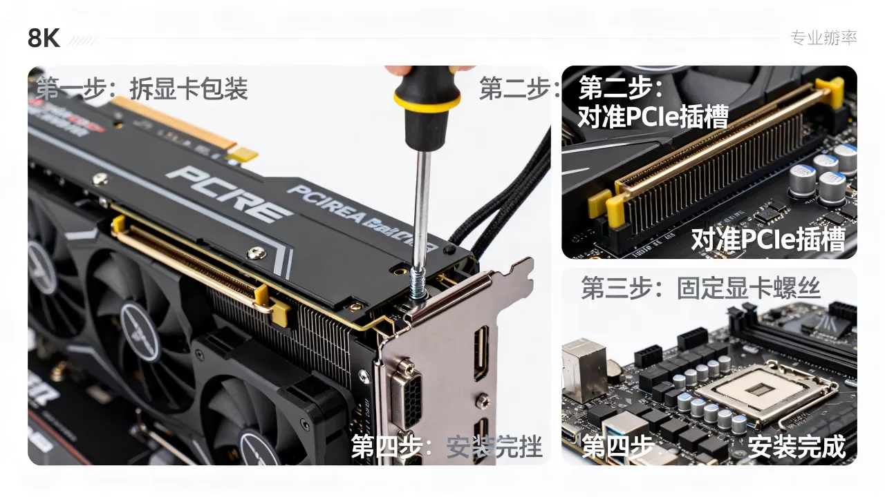 宁美显卡安装教程,显卡安装步骤图解 宁美显卡安装教程,显卡安装步骤图解