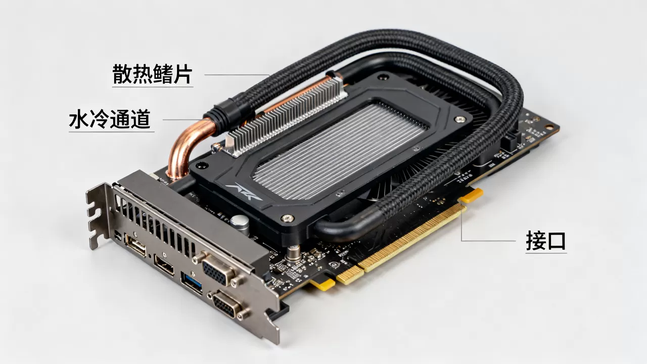 显卡水冷头结构是什么，显卡水冷头结构