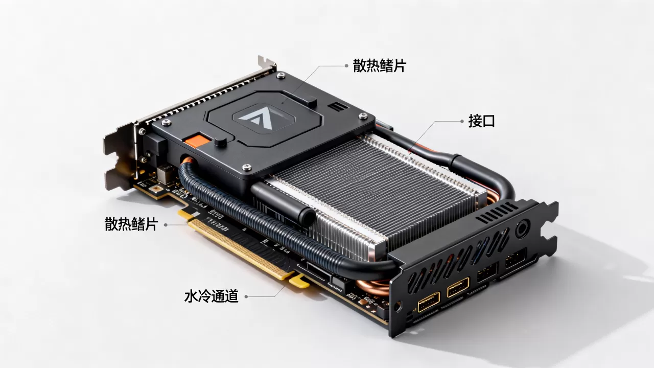 显卡水冷头结构是什么，显卡水冷头结构