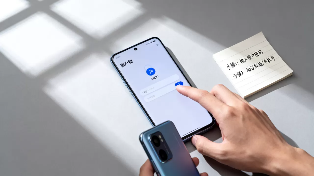 oppo账户锁是什么？手机被锁了怎么解锁