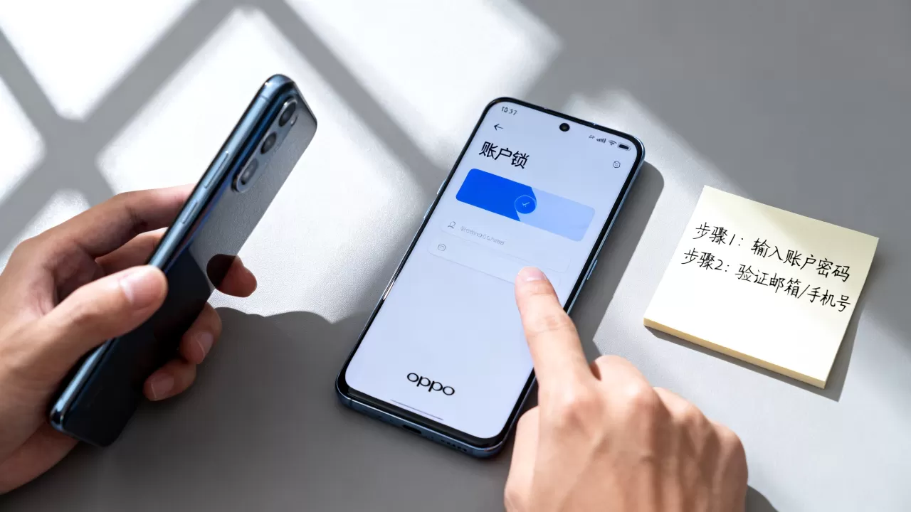 oppo账户锁是什么？手机被锁了怎么解锁