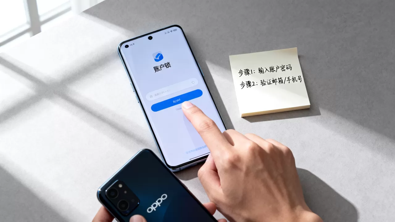 oppo账户锁是什么？手机被锁了怎么解锁