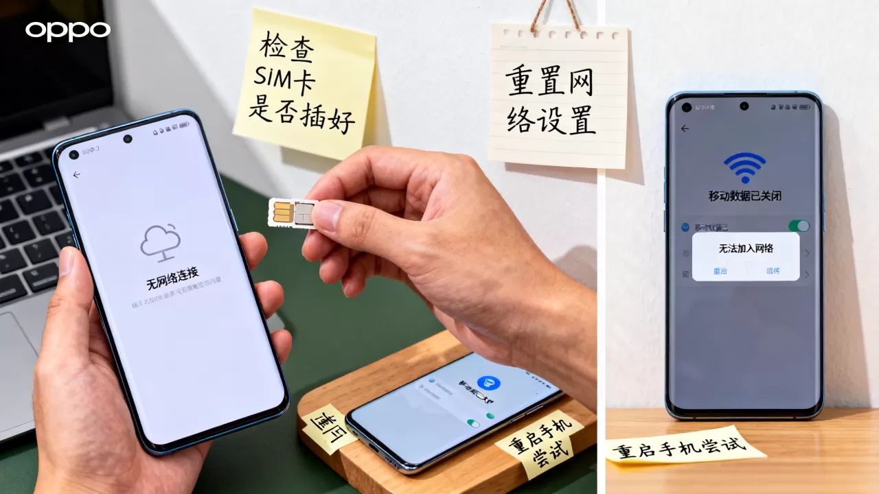 OPPO手机为什么没网络连接不上？OPPO手机连不上网怎么办
