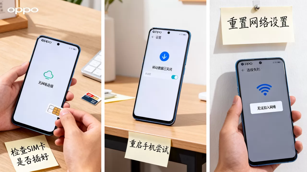 OPPO手机为什么没网络连接不上？OPPO手机连不上网怎么办