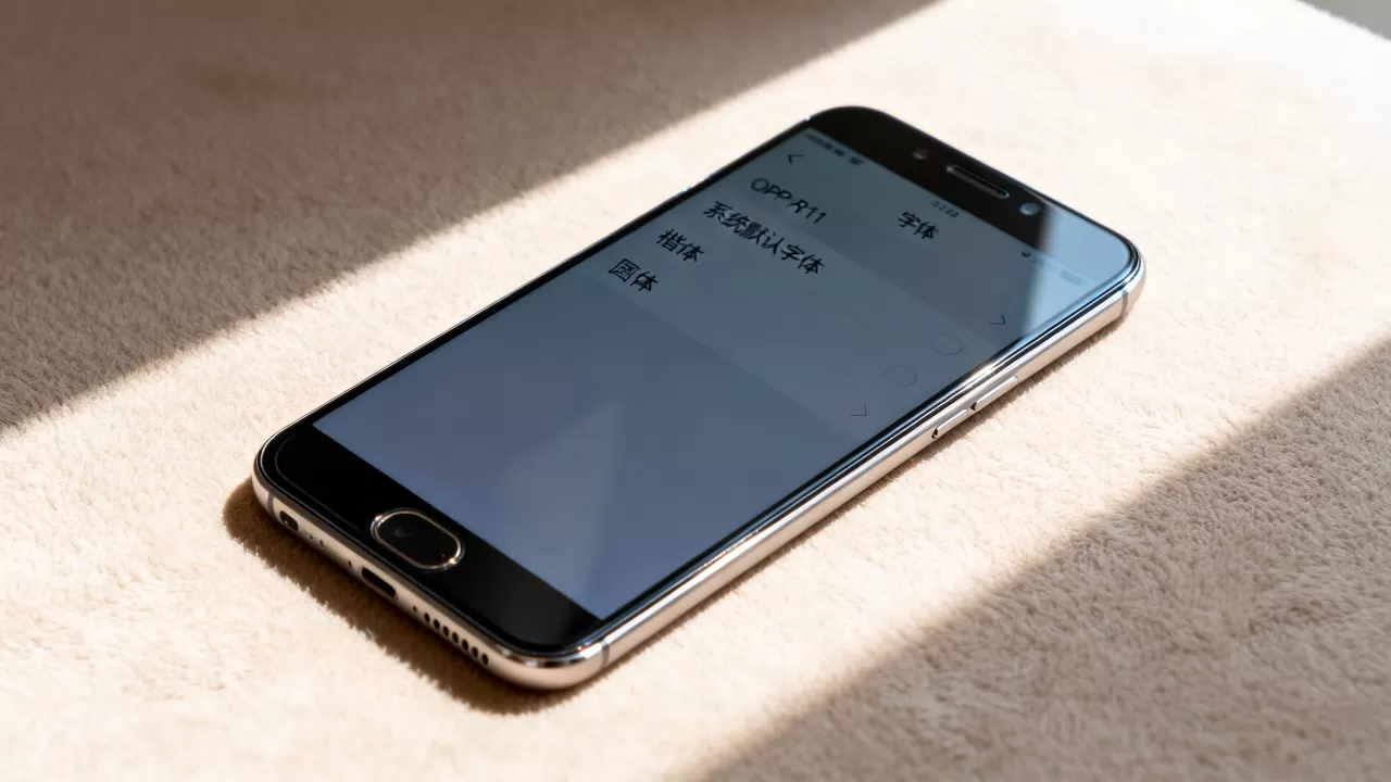 OPPOR11用什么字体？OPPO手机字体设置