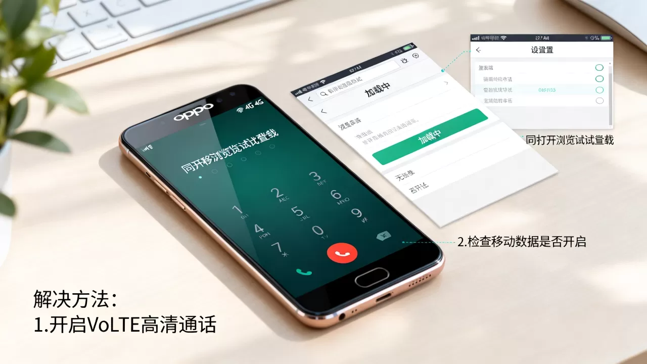 oppo r7为什么打着电话不能上网，oppo手机通话时无法上网解决方法