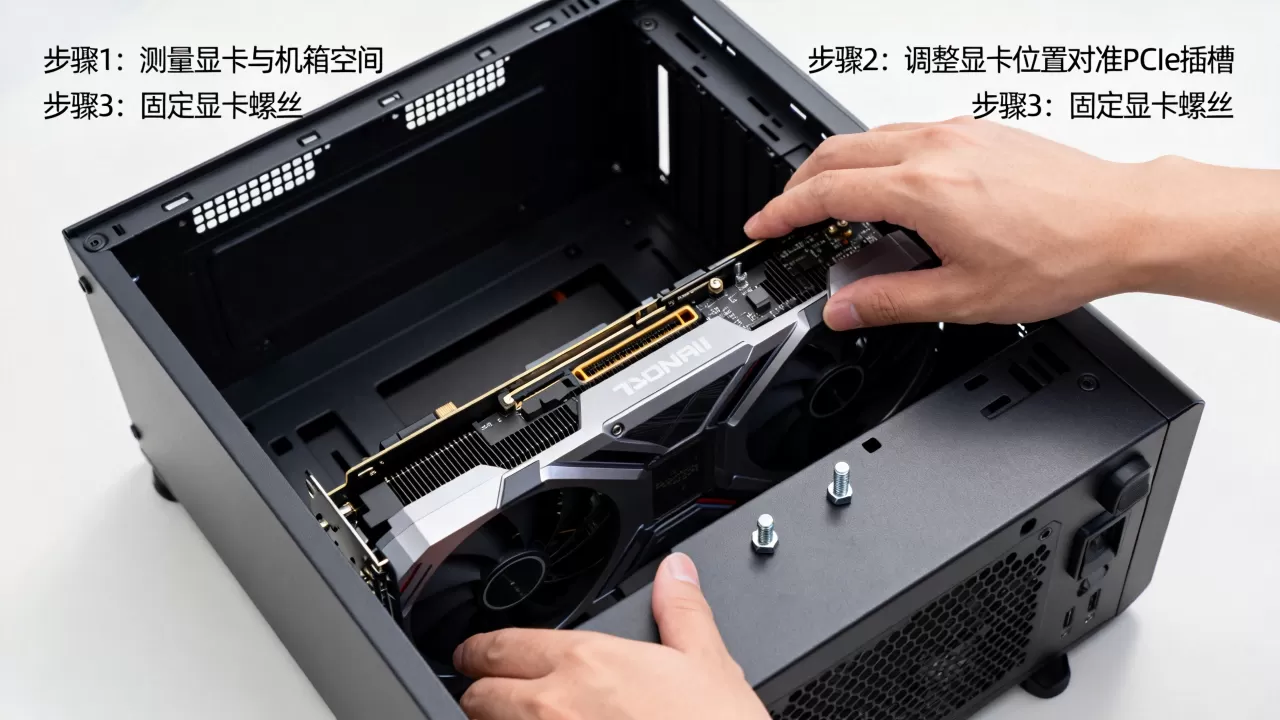 大显卡机箱安装困难，大显卡怎么装进小机箱