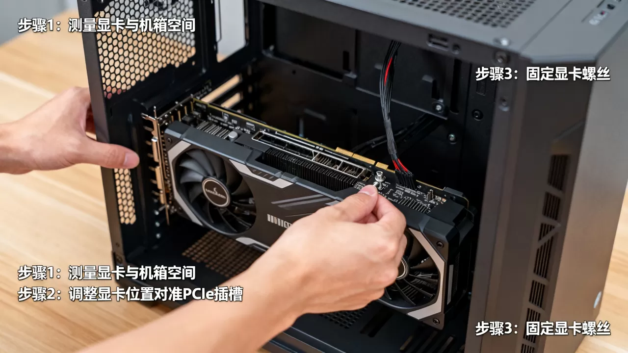 大显卡机箱安装困难，大显卡怎么装进小机箱