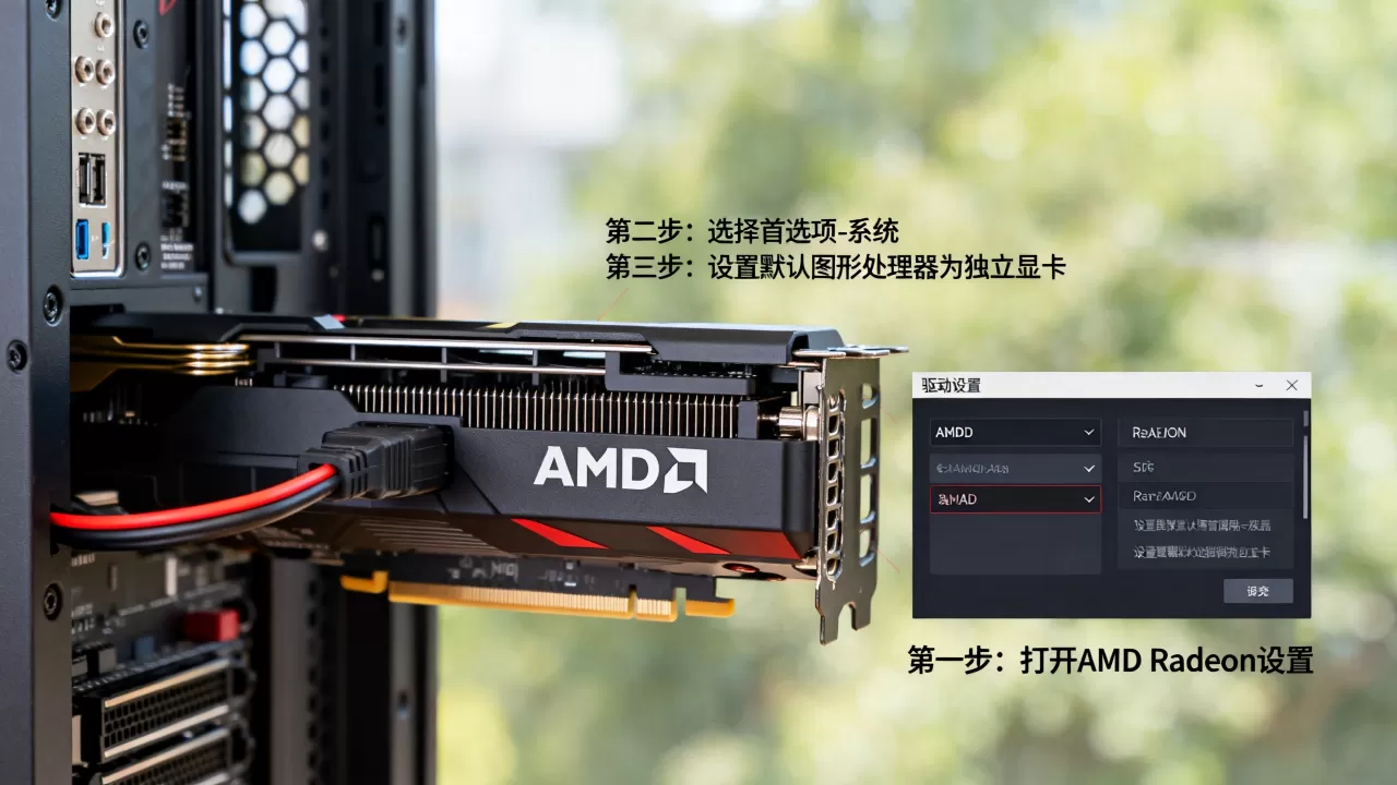 amd设置默认显卡，amd显卡驱动怎么设置默认独立显卡
