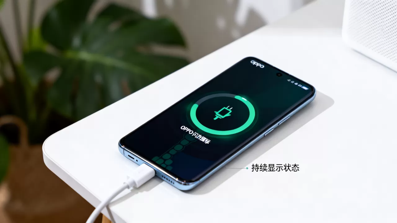 oppo为什么闪充标志，oppo闪充图标一直显示