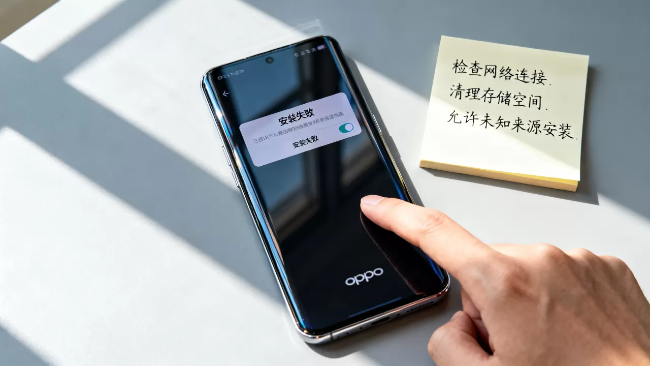 oppo为什么安装不了app，oppo手机安装软件失败怎么办