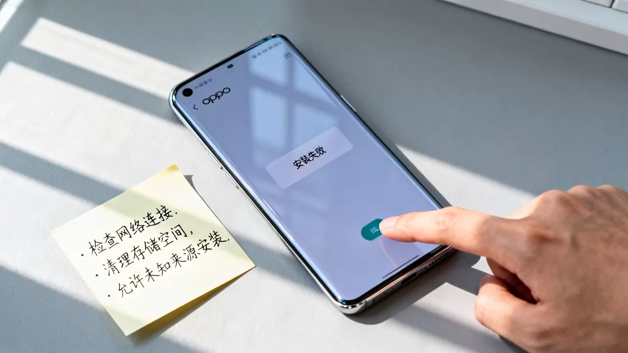 oppo为什么安装不了app，oppo手机安装软件失败怎么办