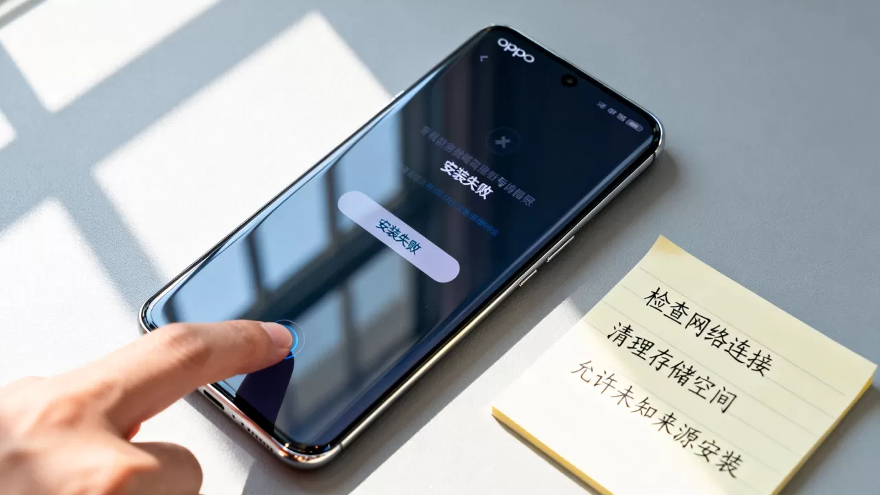 oppo为什么安装不了app，oppo手机安装软件失败怎么办