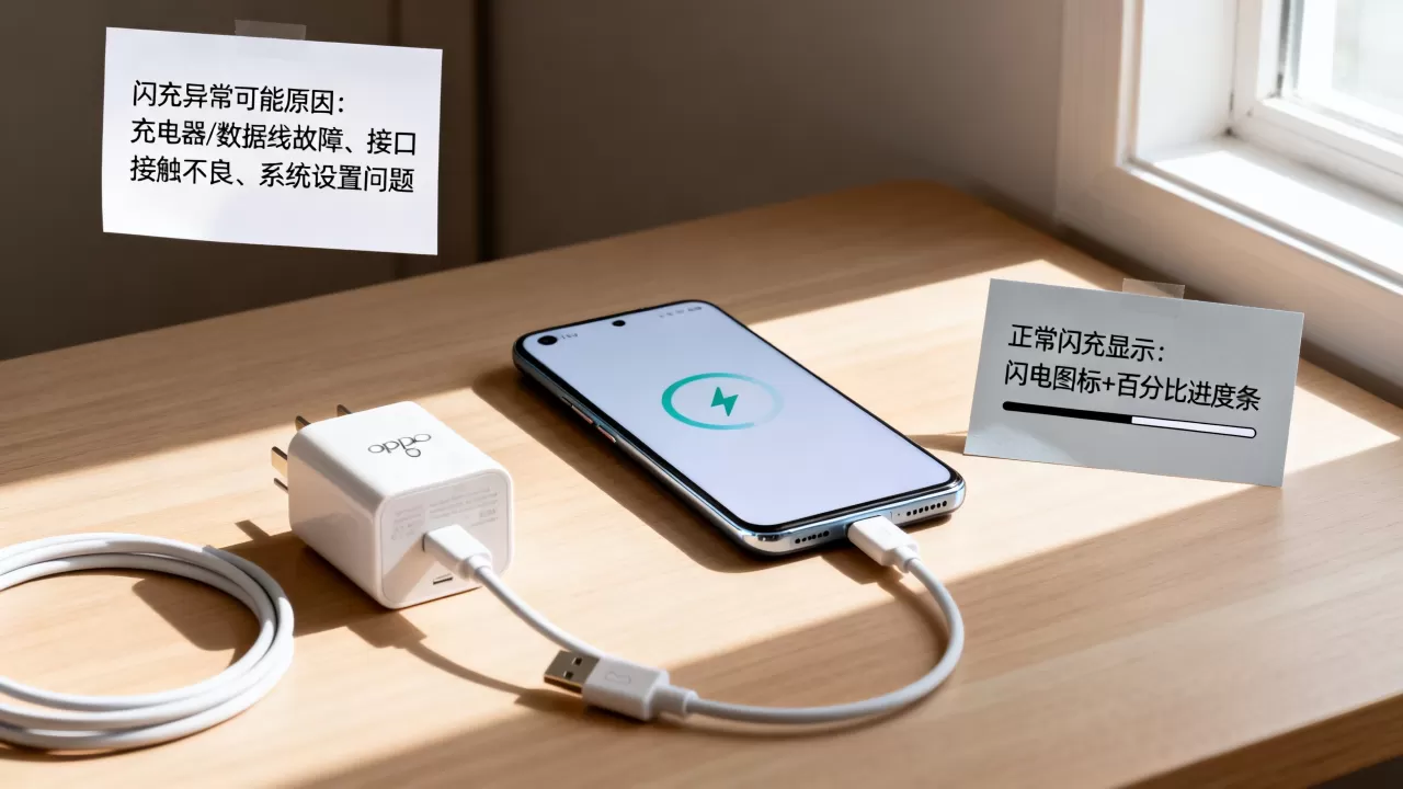 oppo闪充显示什么原因是什么,oppo手机闪充图标不显示 oppo闪充显示什么原因是什么,oppo手机闪充图标不显示