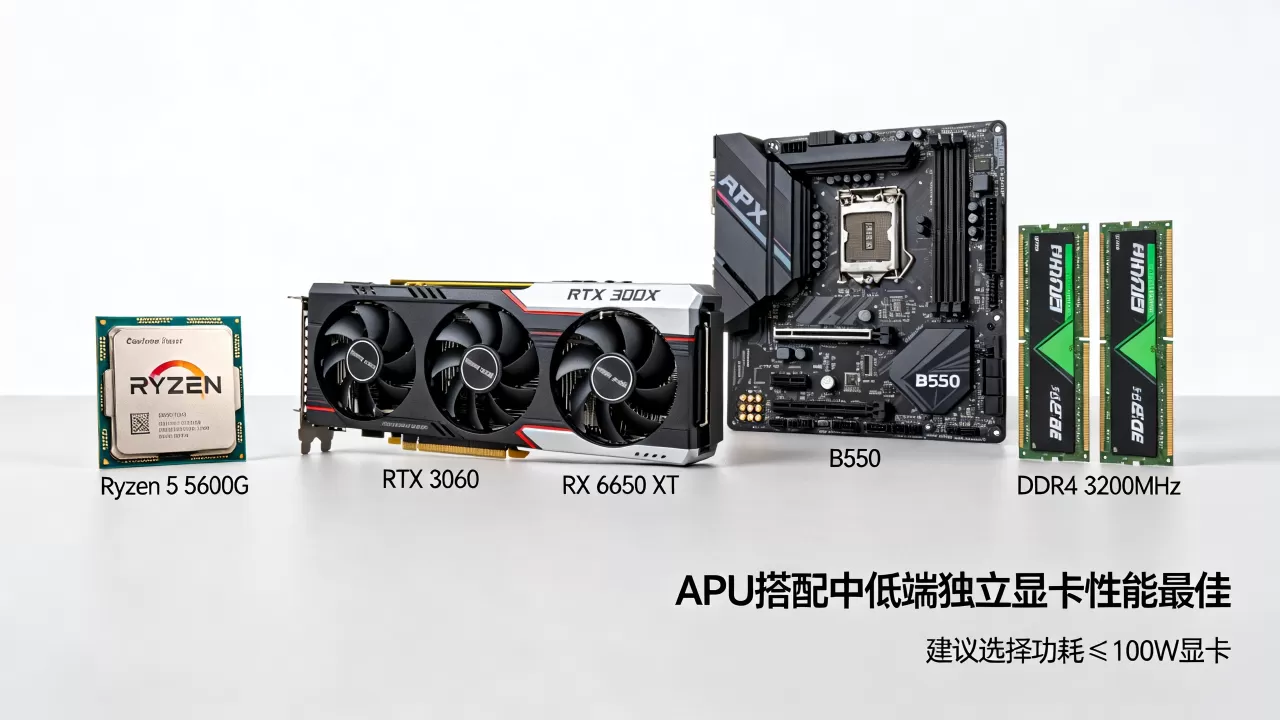 apu配什么显卡好，apu搭配什么显卡