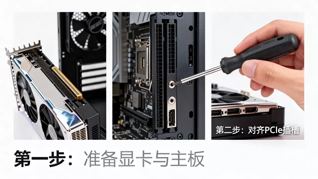怎么装显卡图解，电脑显卡安装教程