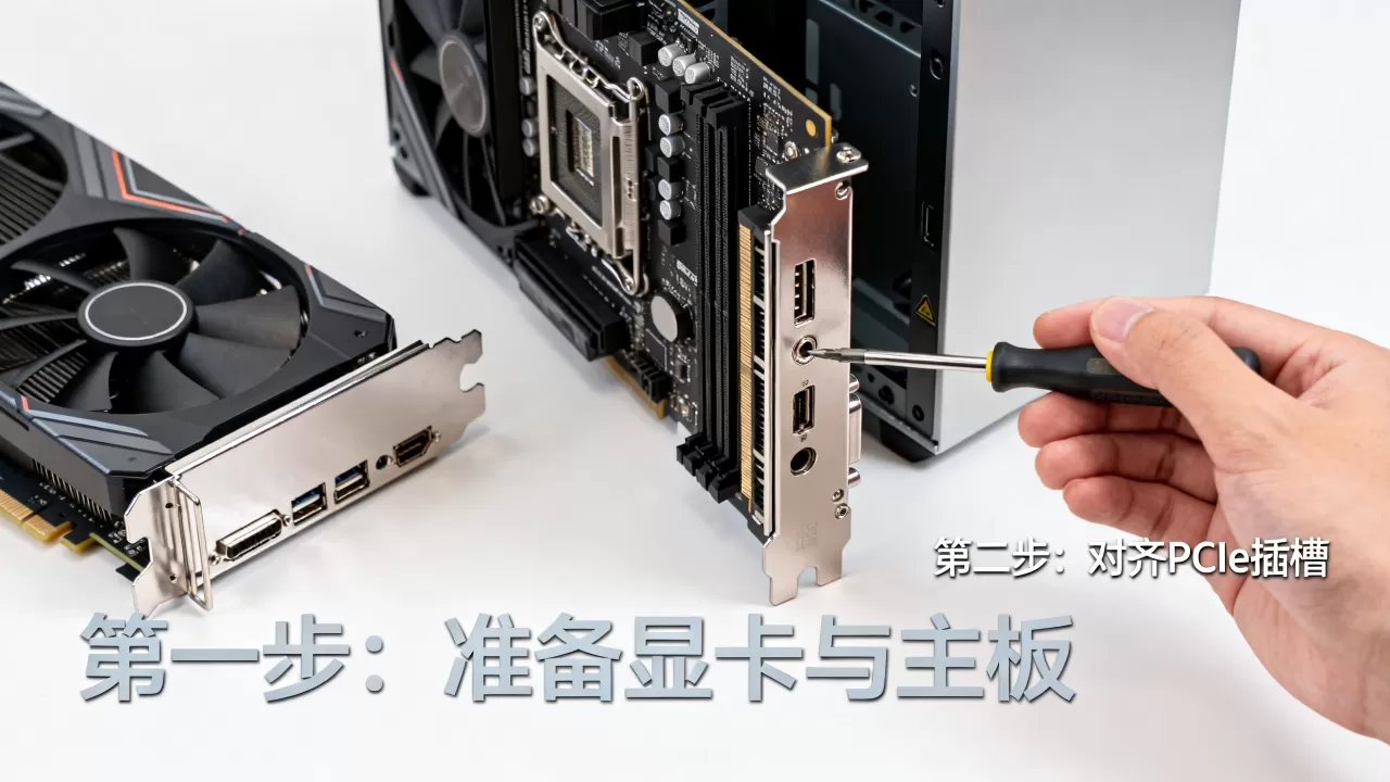 怎么装显卡图解，电脑显卡安装教程