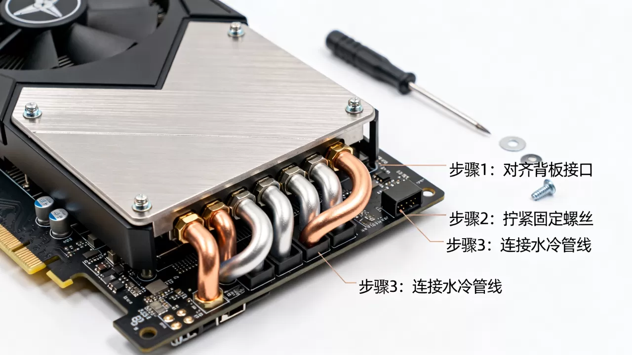 显卡水冷头背板怎么安装,显卡水冷头背板 显卡水冷头背板怎么安装,显卡水冷头背板