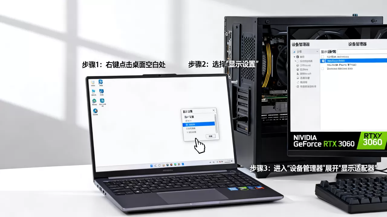 电脑显卡咋查，查看电脑显卡型号的方法