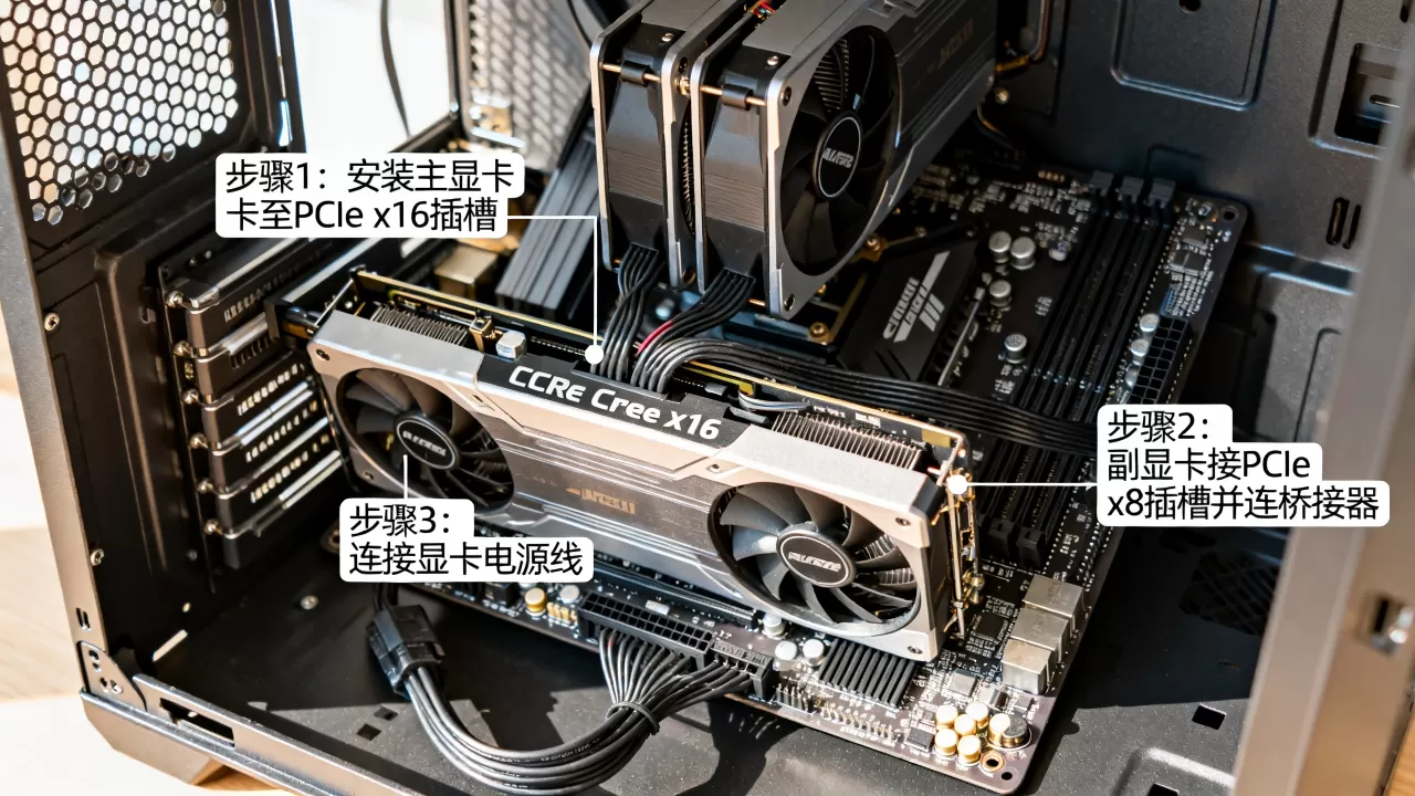 组装机双显卡怎么接？双显卡组装机搭配方案