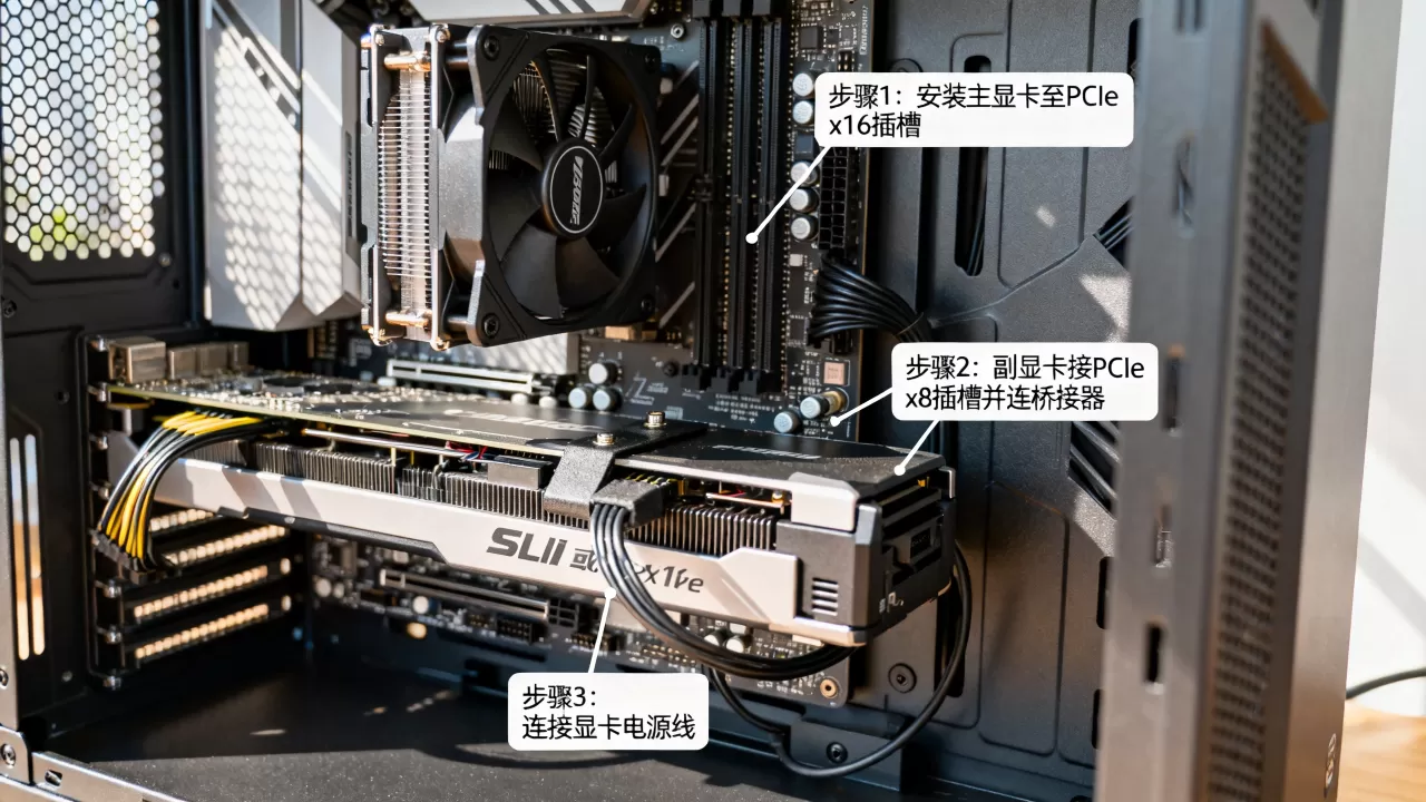 组装机双显卡怎么接？双显卡组装机搭配方案