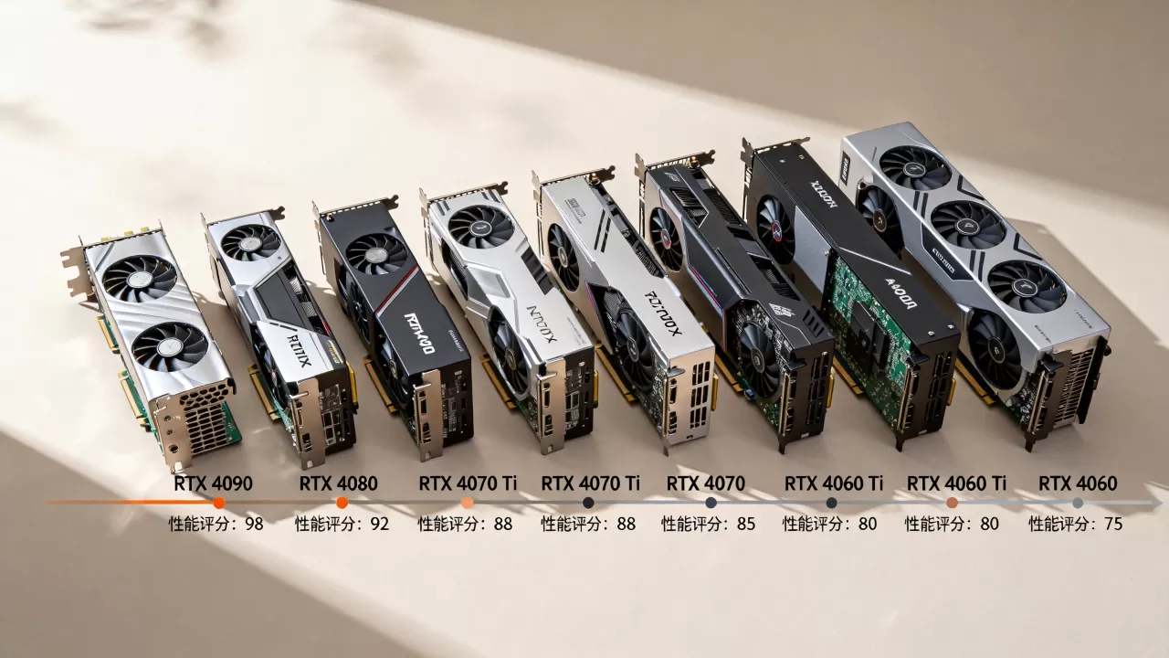 详尽版显卡天梯，2024最新显卡天梯图排名，显卡性能对比