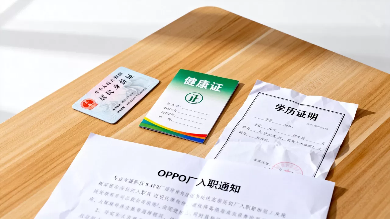 进oppo厂需要什么相关证件，进厂需要什么证件