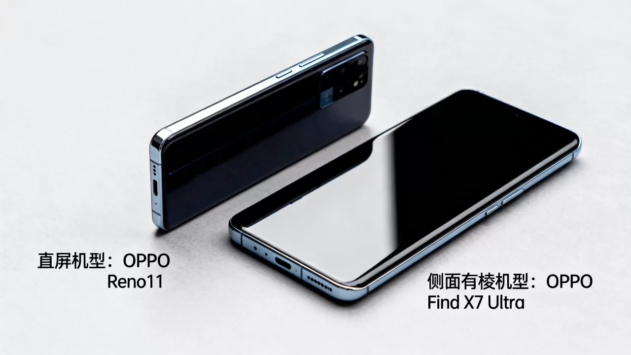 oppo 侧面有棱的手机是什么手机，oppo 直屏手机有哪些