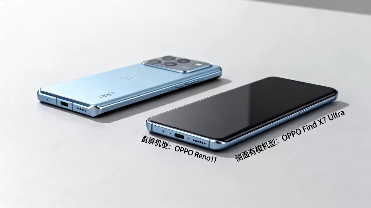 oppo 侧面有棱的手机是什么手机，oppo 直屏手机有哪些