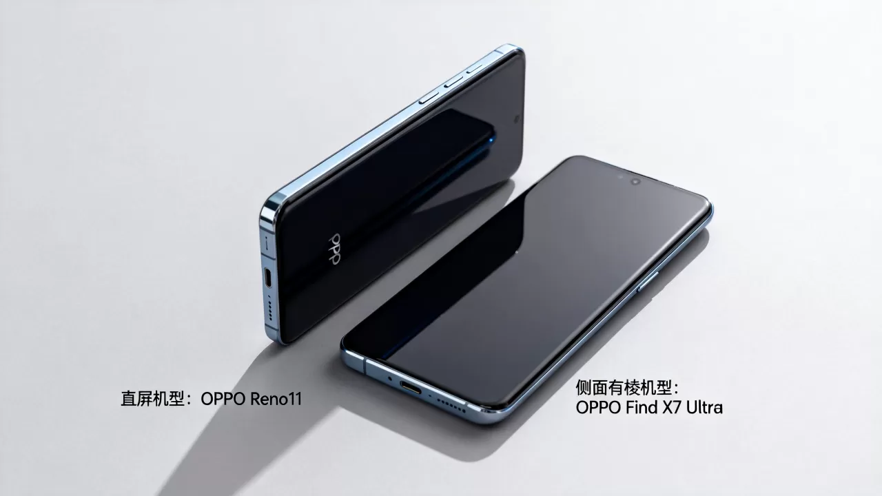 oppo 侧面有棱的手机是什么手机，oppo 直屏手机有哪些