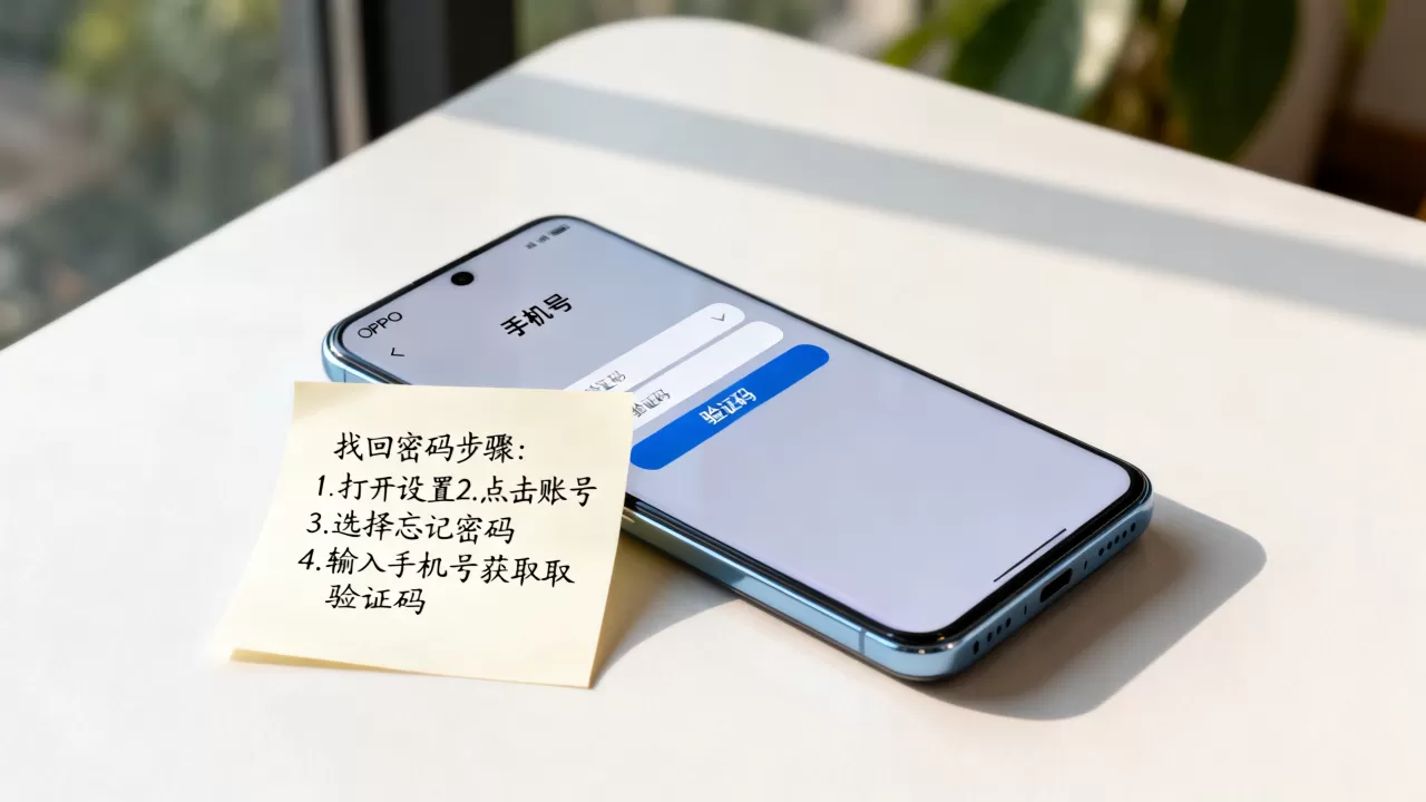 OPPO手机号密码是什么，OPPO账号密码忘了怎么找回