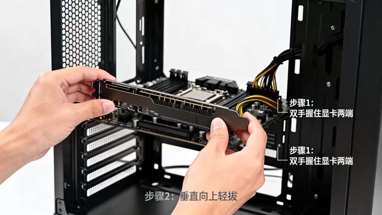 PCI显卡好难拔,显卡拔不下来怎么办 PCI显卡好难拔,显卡拔不下来怎么办