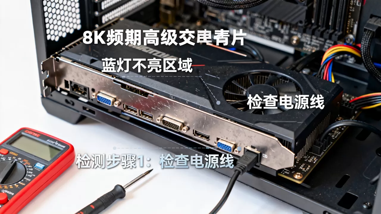 显卡侧版蓝灯不亮怎么办,显卡侧灯 显卡侧版蓝灯不亮怎么办,显卡侧灯