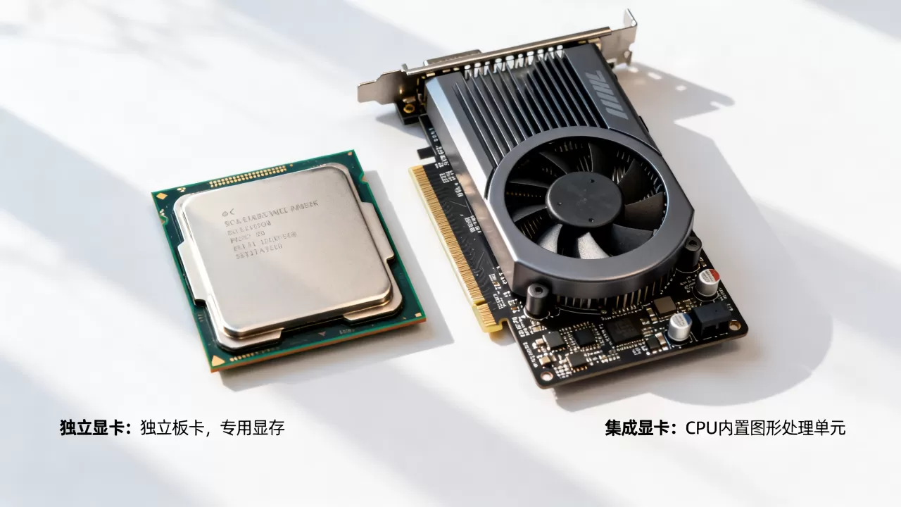 CPU的显卡参数中的集成显卡是什么，集成显卡和独立显卡有什么区别