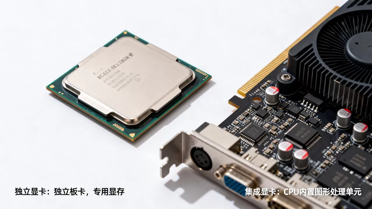 CPU的显卡参数中的集成显卡是什么，集成显卡和独立显卡有什么区别